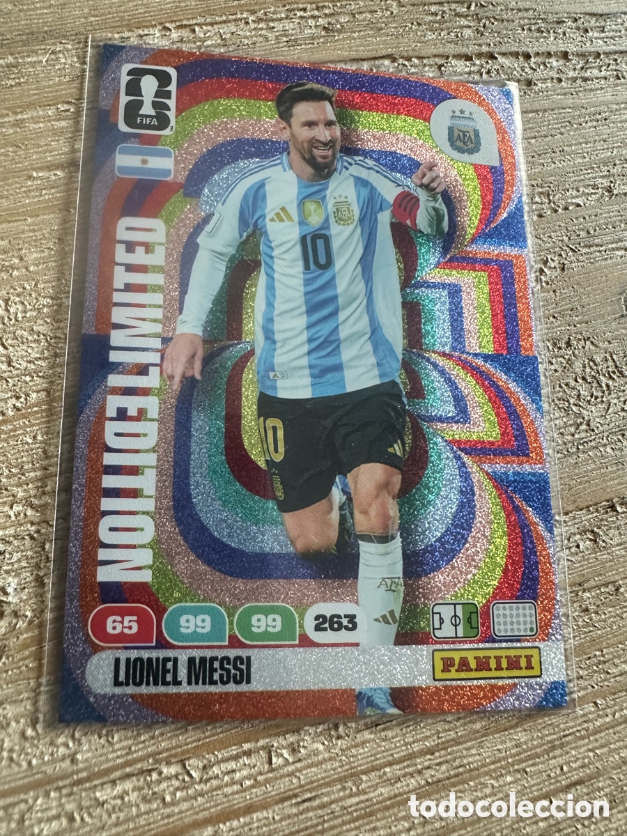 Trading cards: MESSI ARGENTINA LIMITED EDITION ADRENALYN XL MUNDIAL 2026 WORLD CUP USA MEX CAN