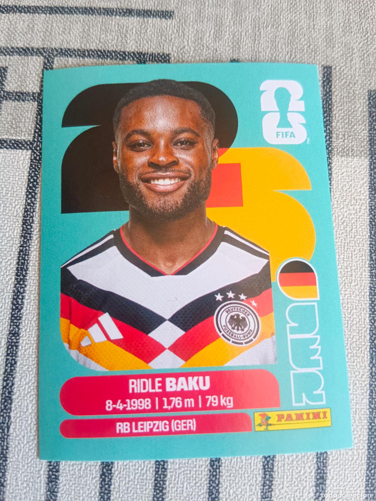 Trading cards: MUNDIAL 2026 ESTADOS UNIDOS USA MEXICO MEJICO CANADA GER 8 GER8 RIDLE BAKU ALEMANIA FIFA
