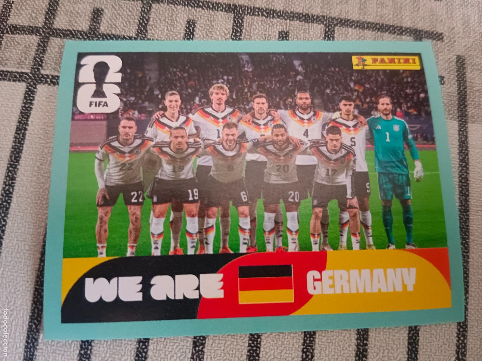 Trading cards: MUNDIAL 2026 ESTADOS UNIDOS USA MEXICO MEJICO CANADA GER 13 GER13 ALINEACION ALEMANIA FIFA