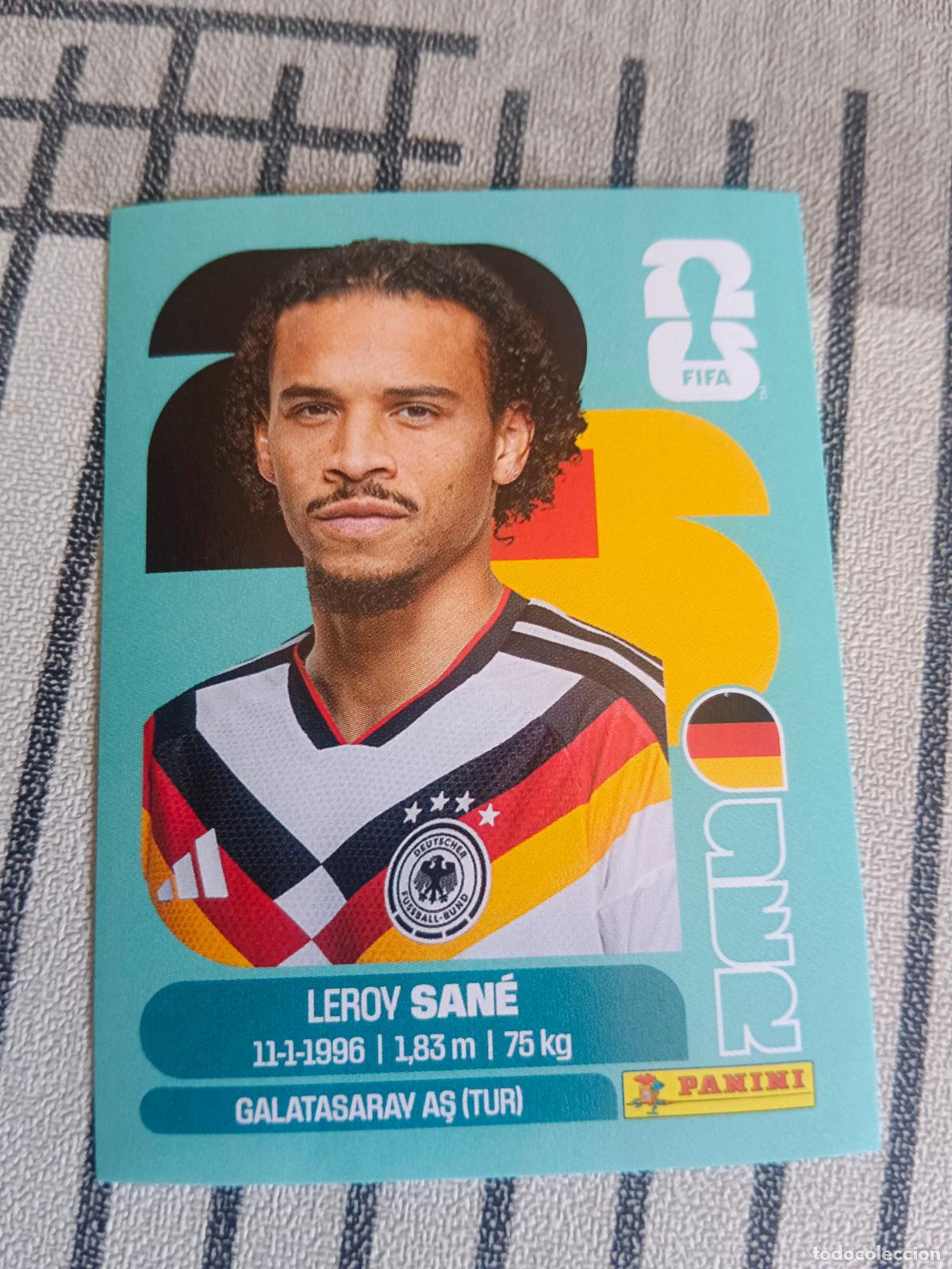 Trading cards: MUNDIAL 2026 ESTADOS UNIDOS USA MEXICO MEJICO CANADA GER 18 GER18 LEROY SANE ALEMANIA FIFA