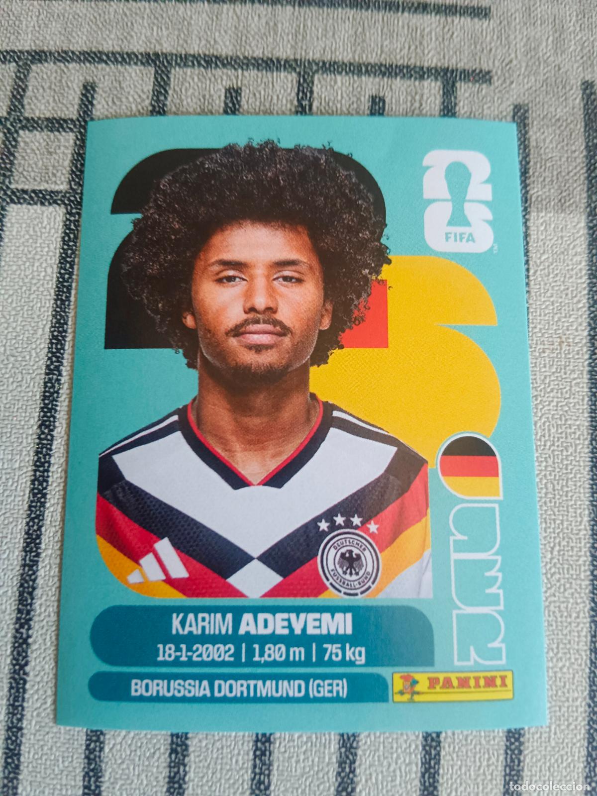 Trading cards: MUNDIAL 2026 ESTADOS UNIDOS USA MEXICO MEJICO CANADA GER 19 GER19 KARIM ADEYEMI ALEMANIA FIFA