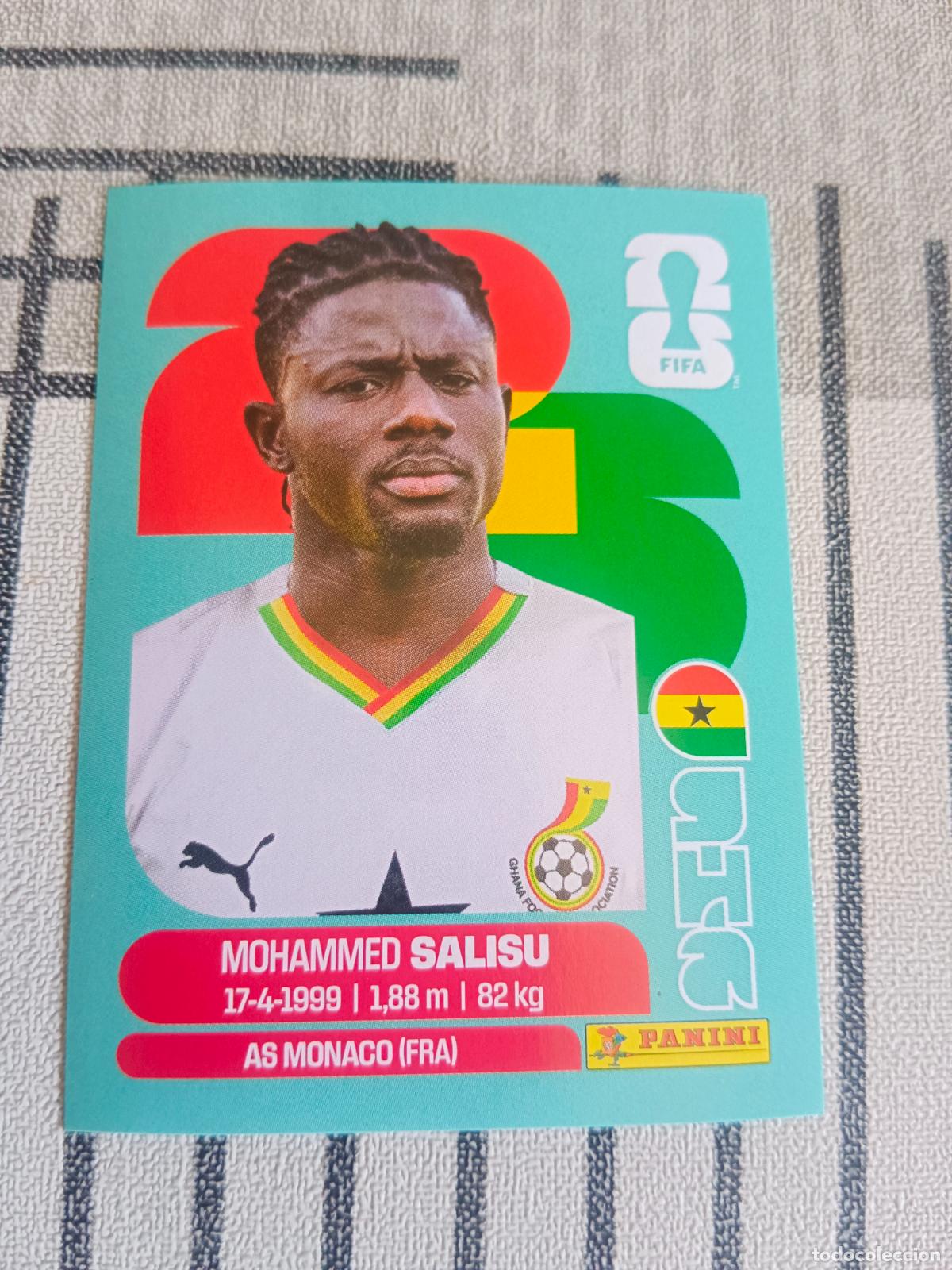 Trading cards: MUNDIAL 2026 ESTADOS UNIDOS USA MEXICO MEJICO CANADA GHA 4 GHA4 MOHAMMED SALISU GHANA FIFA
