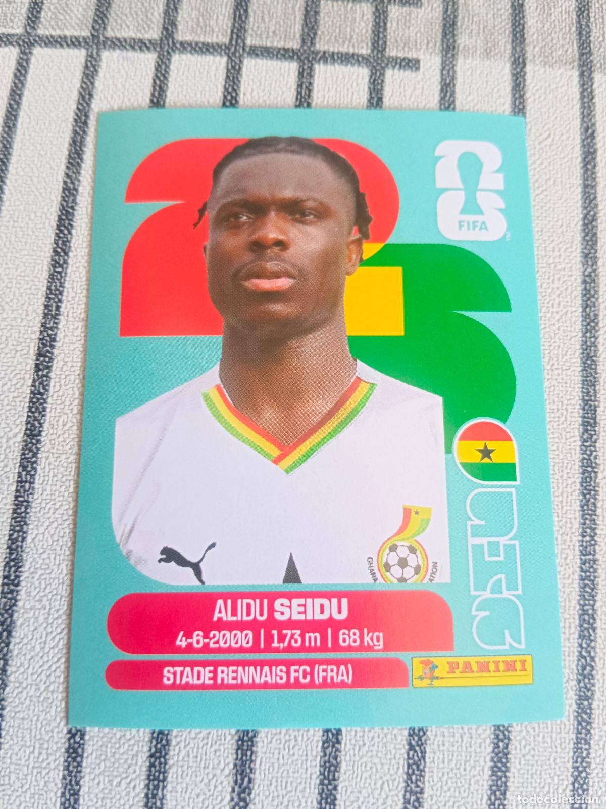 Trading cards: MUNDIAL 2026 ESTADOS UNIDOS USA MEXICO MEJICO CANADA GHA 5 GHA5 ALIDU SEIDU GHANA FIFA