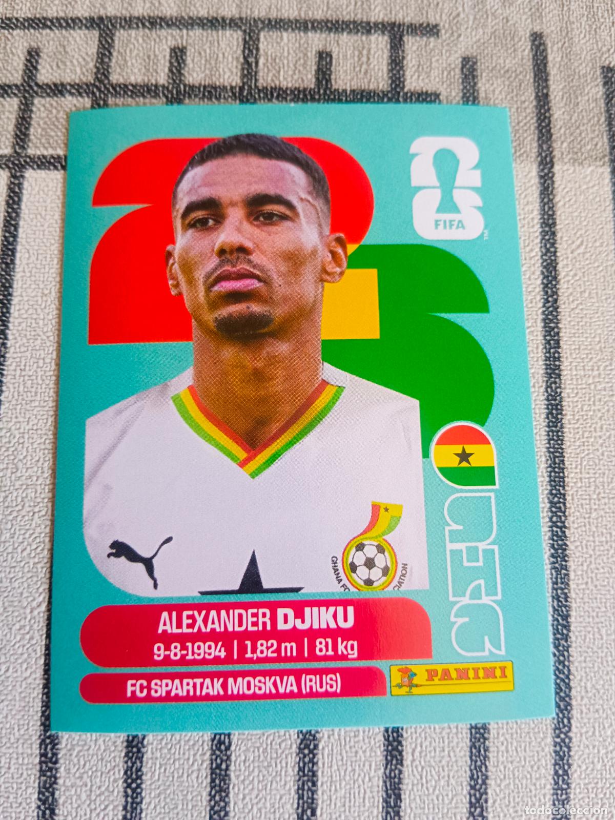 Trading cards: MUNDIAL 2026 ESTADOS UNIDOS USA MEXICO MEJICO CANADA GHA 6 GHA6 ALEXANDER DJIKU GHANA FIFA