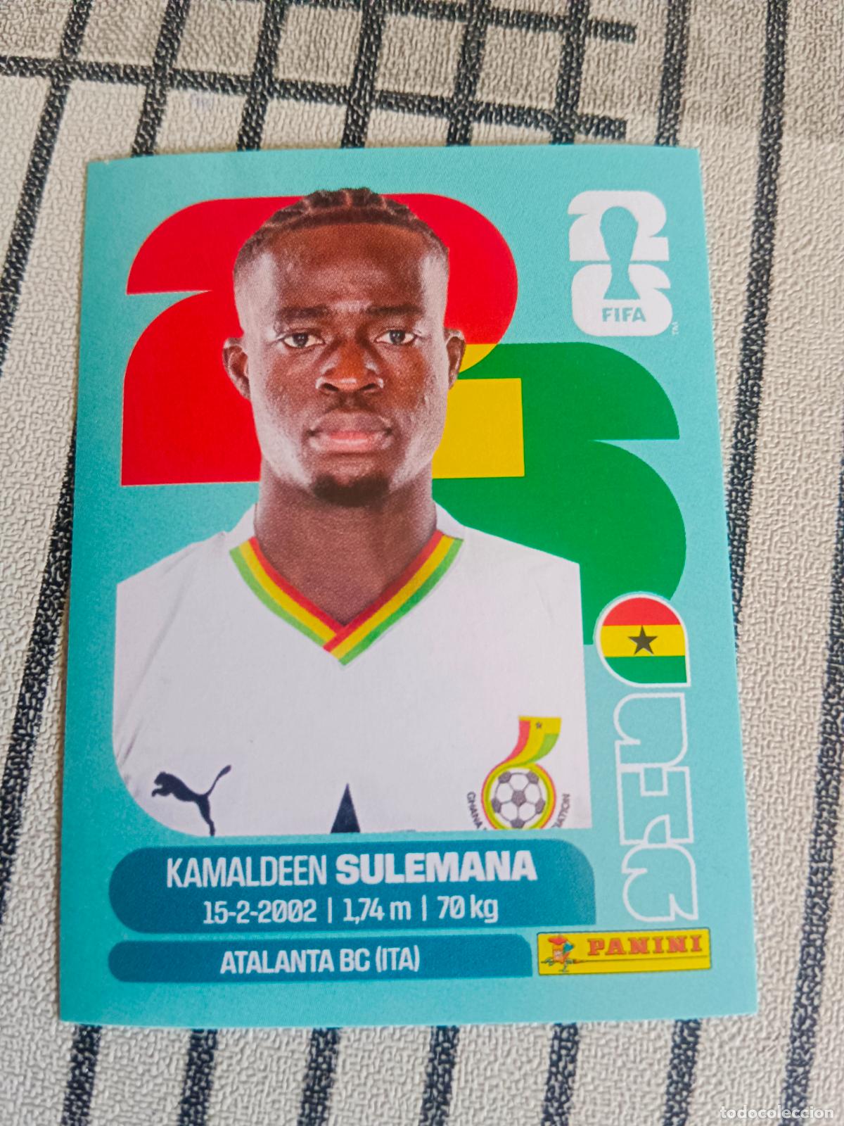 Trading cards: MUNDIAL 2026 ESTADOS UNIDOS USA MEXICO MEJICO CANADA GHA 12 GHA12 KAMALDEEN SULEMANA GHANA FIFA