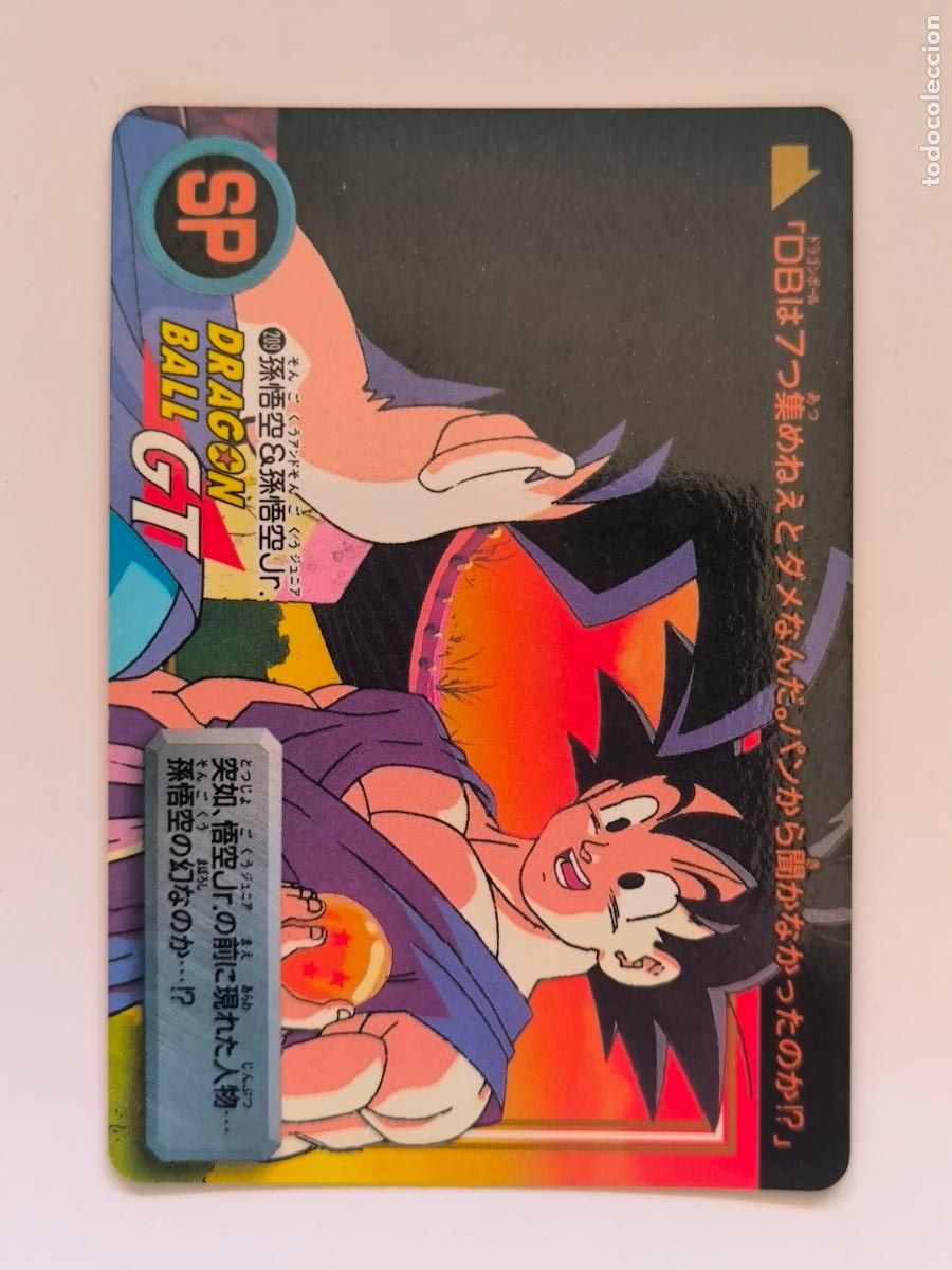Trading cards: DRAGON BALL CARDDASS HONDAN - PARTE 30 - N&ordm; 209 / 1209 - CARD / BANDAI / JAPON (V7B1)