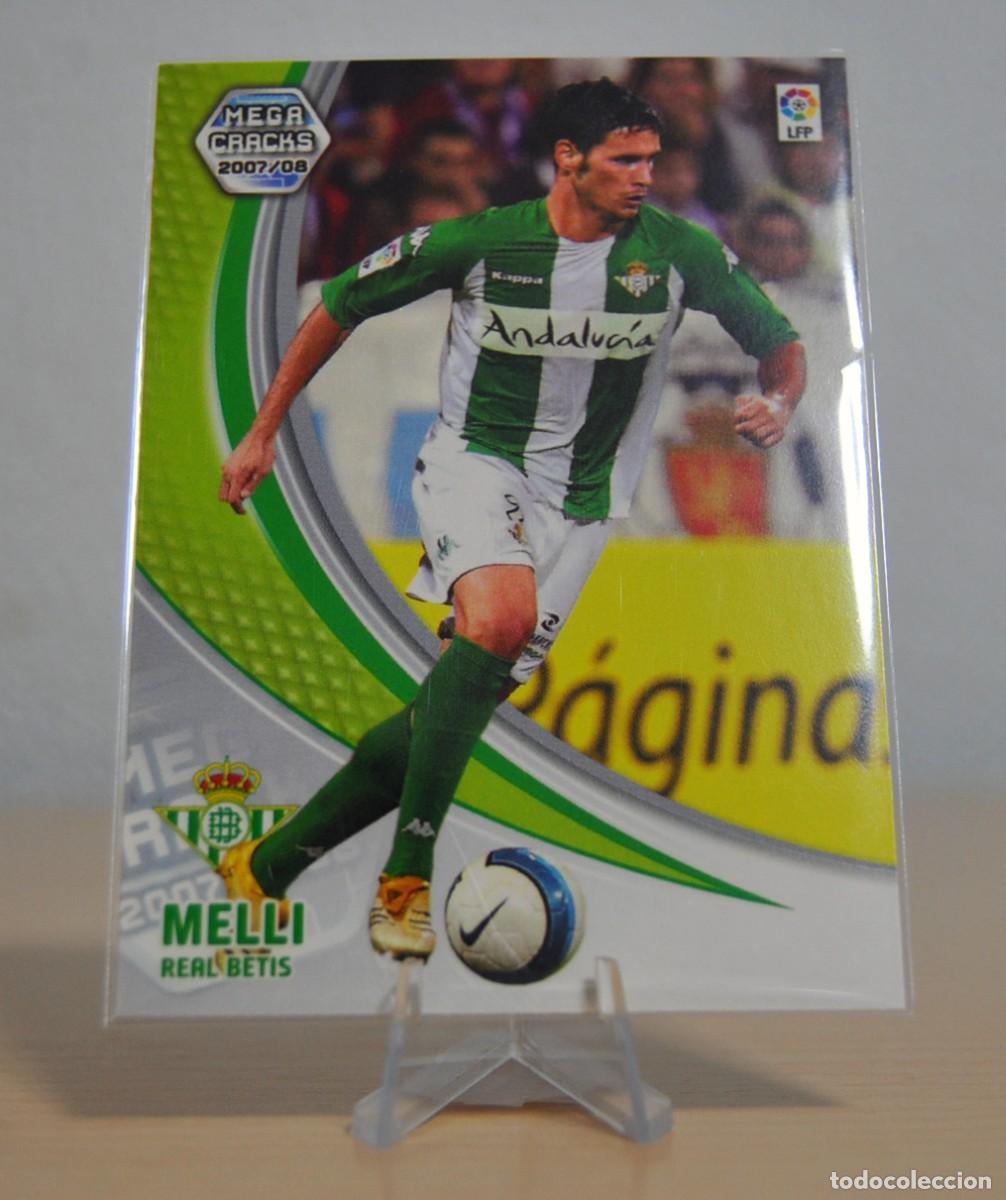 Trading cards: Melli, n&ordm;76 (Betis). Colecci&oacute;n Cromos MegaCracks 2007-2008. Panini.