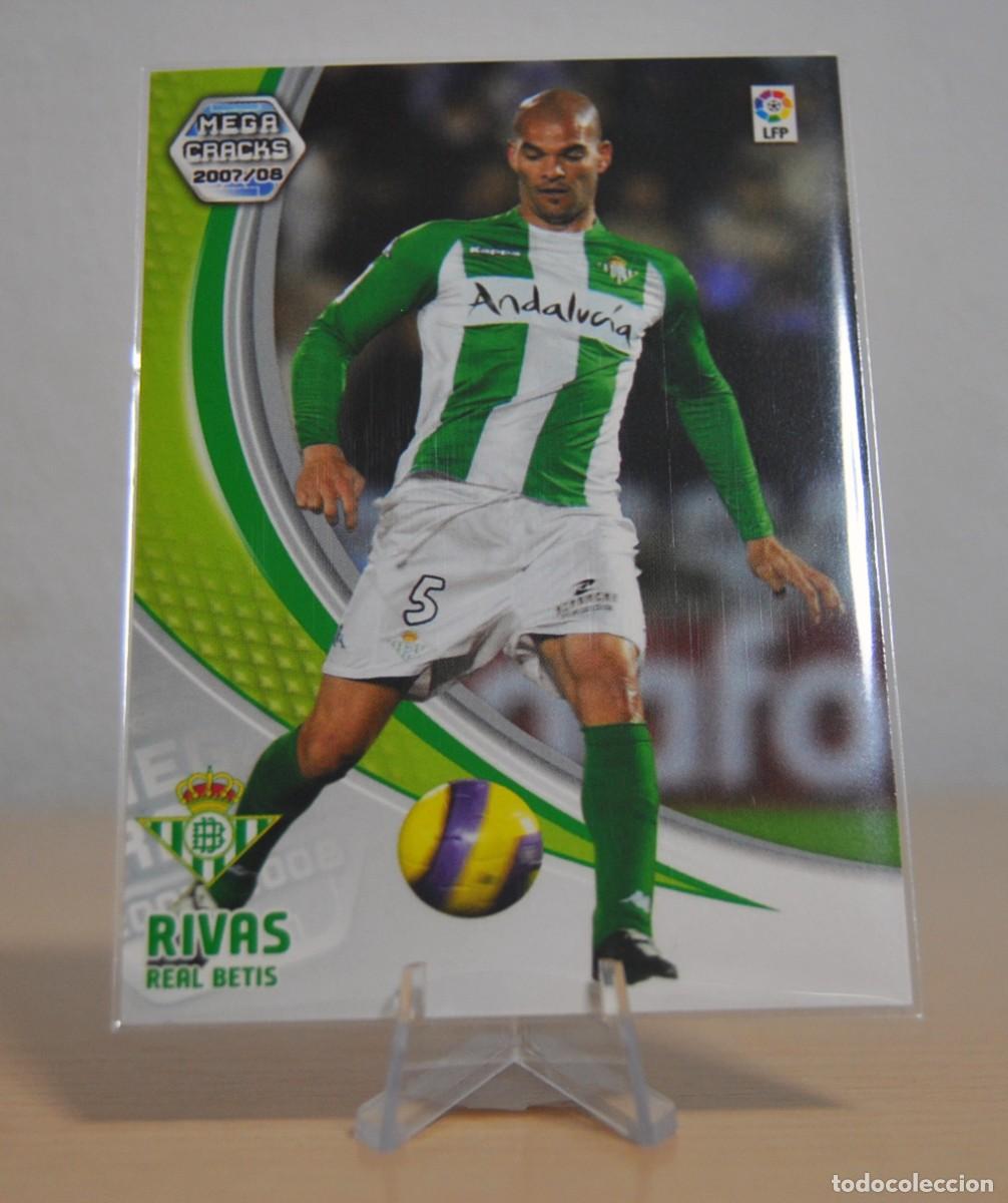 Trading cards: Rivas, n&ordm;78 (Betis). Colecci&oacute;n Cromos MegaCracks 2007-2008. Panini.
