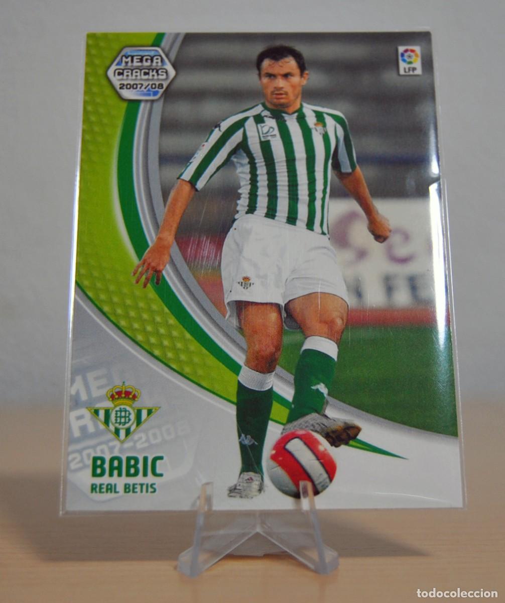 Trading cards: Babic, n&ordm;79 BIS (Betis). Colecci&oacute;n Cromos MegaCracks 2007-2008. Panini.