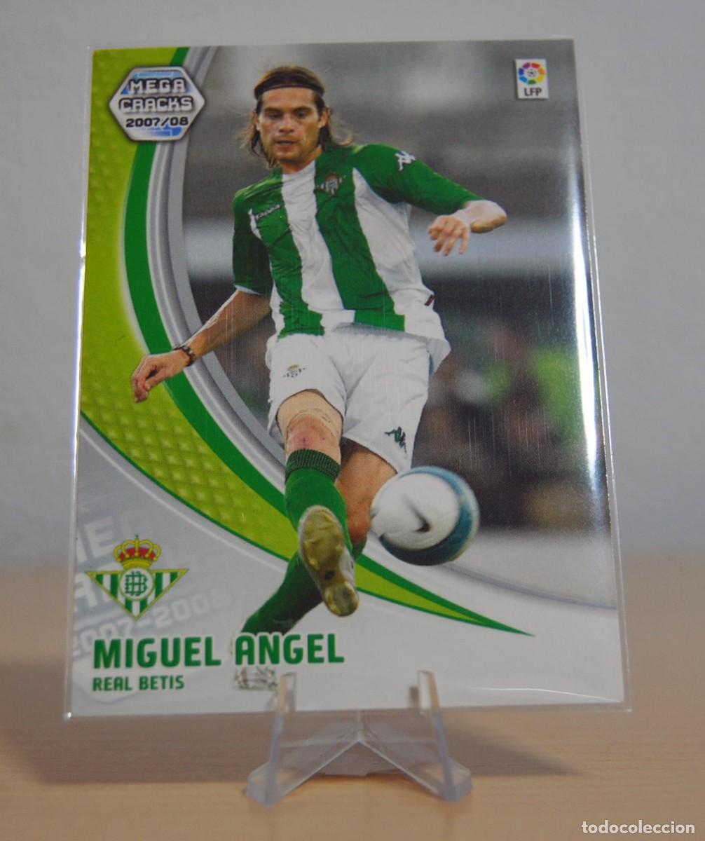 Trading cards: Miguel Angel, n&ordm;81 (Betis). Colecci&oacute;n Cromos MegaCracks 2007-2008. Panini.