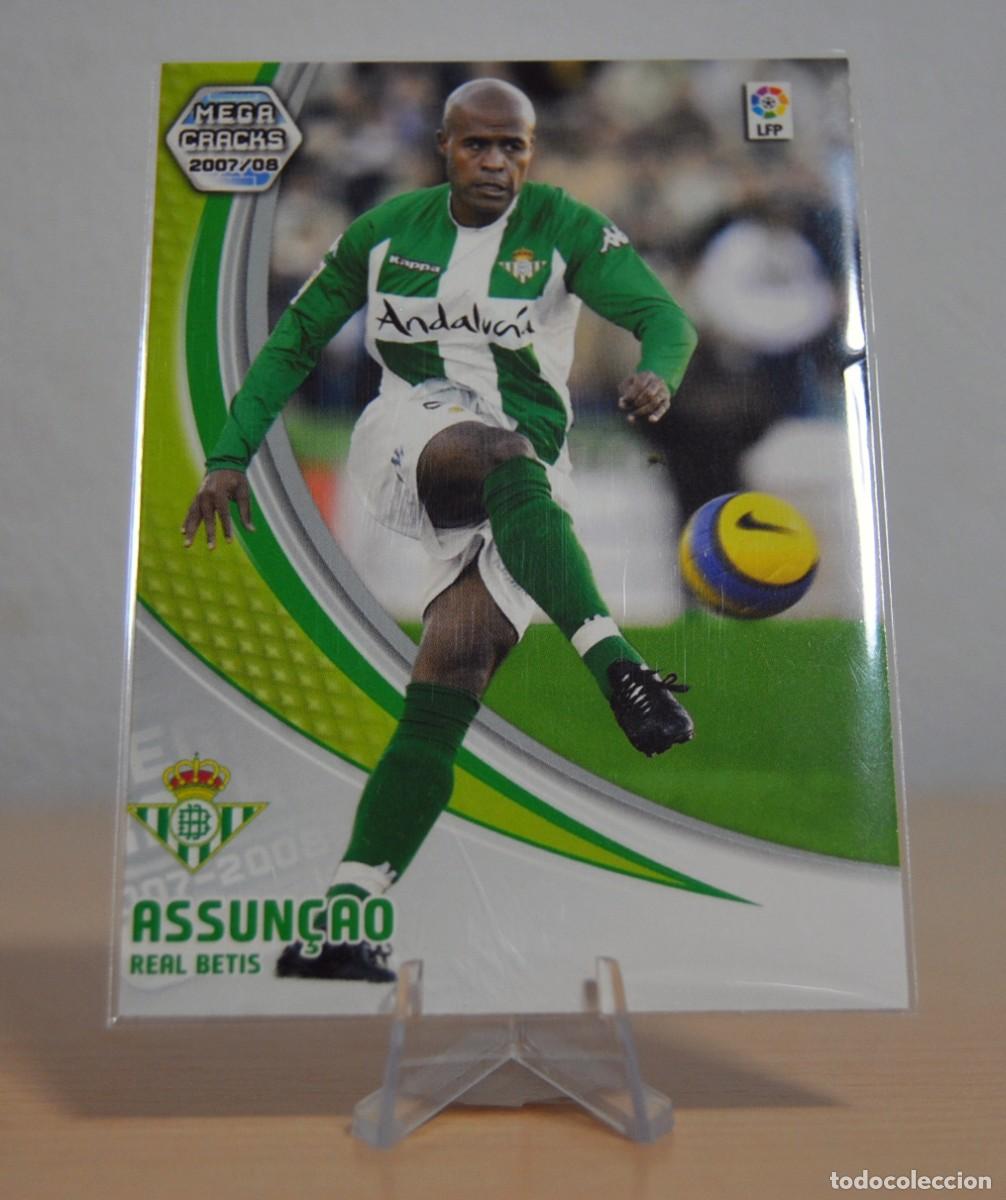 Trading cards: Assun&ccedil;ao, n&ordm;82 (Betis). Colecci&oacute;n Cromos MegaCracks 2007-2008. Panini.