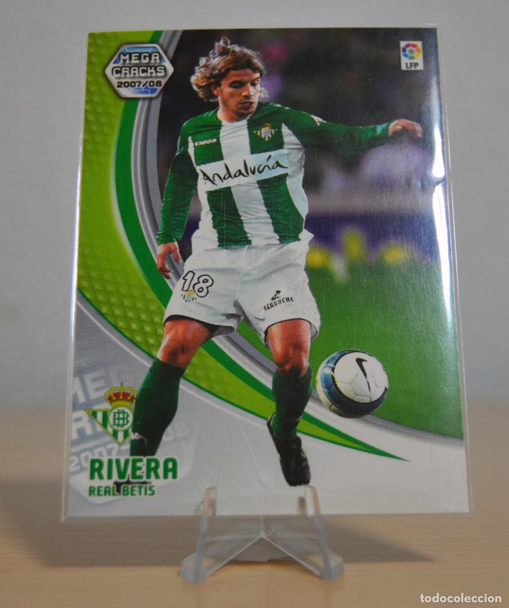 Trading cards: Rivera, n&ordm;84 (Betis). Colecci&oacute;n Cromos MegaCracks 2007-2008. Panini.