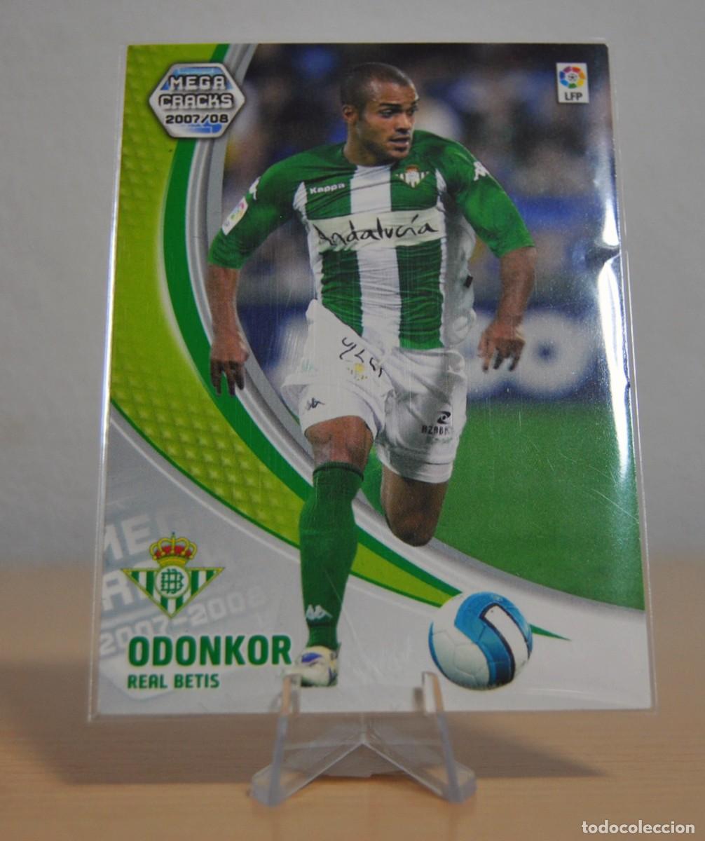Trading cards: Odonkor, n&ordm;86 (Betis). Colecci&oacute;n Cromos MegaCracks 2007-2008. Panini.