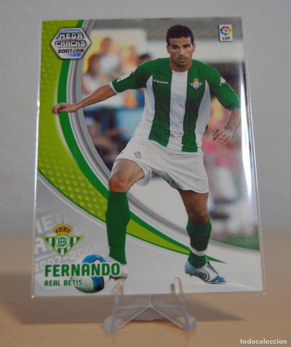 Trading cards: Fernando, n&ordm;87 (Betis). Colecci&oacute;n Cromos MegaCracks 2007-2008. Panini.
