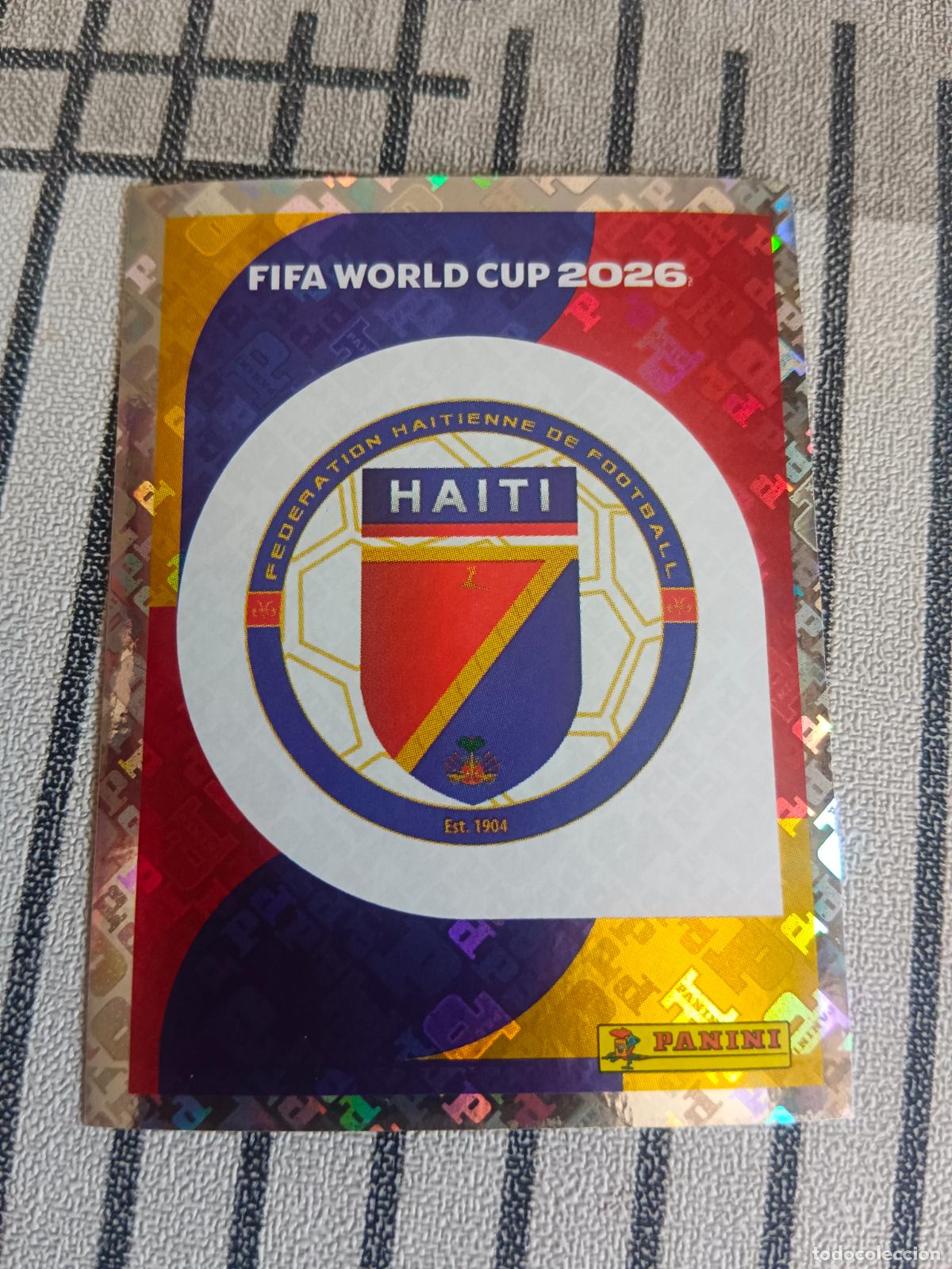 Trading cards: MUNDIAL 2026 ESTADOS UNIDOS USA MEXICO MEJICO CANADA HAI 1 HAI1 ESCUDO HAITI FIFA