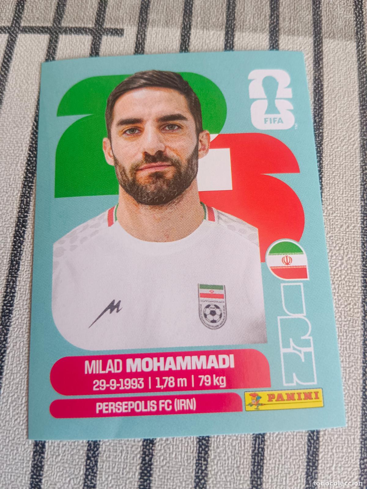 Trading cards: MUNDIAL 2026 ESTADOS UNIDOS USA MEXICO MEJICO CANADA IRN 5 IRN5 MILAD MOHAMMADI IRAN FIFA