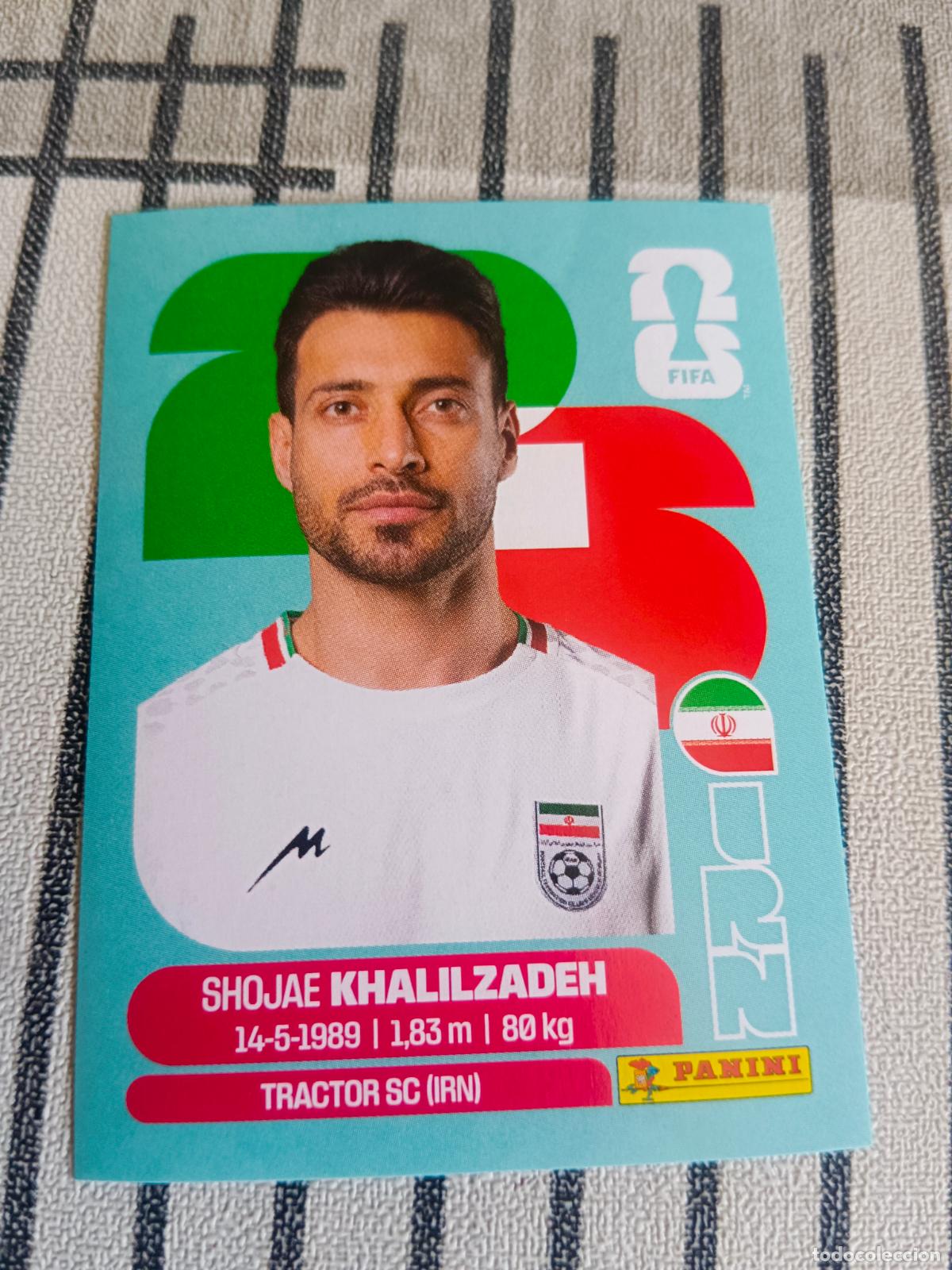 Trading cards: MUNDIAL 2026 ESTADOS UNIDOS USA MEXICO MEJICO CANADA IRN 6 IRN6 SHOJAE KHALILZADEH IRAN FIFA