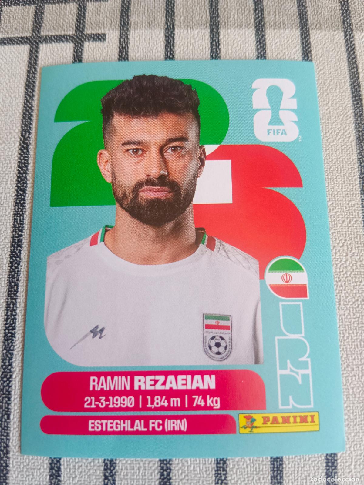 Trading cards: MUNDIAL 2026 ESTADOS UNIDOS USA MEXICO MEJICO CANADA IRN 7 IRN7 RAMIN REZAEIAN IRAN FIFA