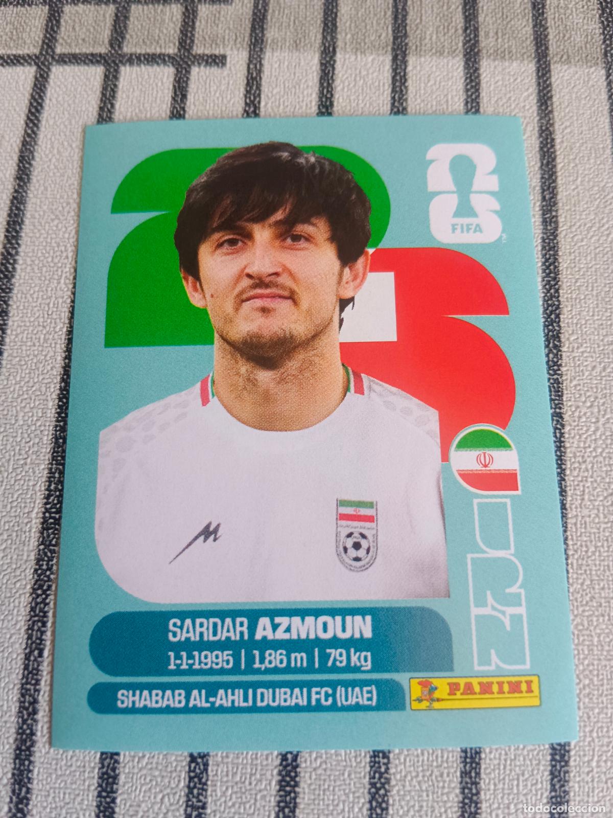 Trading cards: MUNDIAL 2026 ESTADOS UNIDOS USA MEXICO MEJICO CANADA IRN 17 IRN17 SARDAR AZMOUN IRAN FIFA