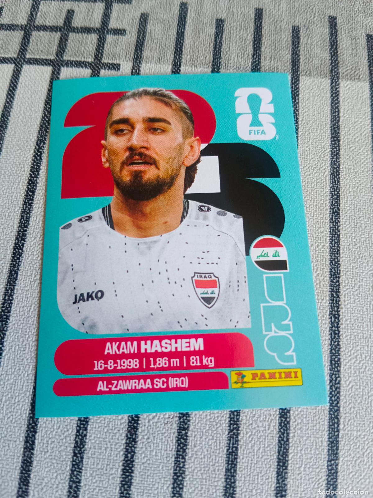 Trading cards: MUNDIAL 2026 ESTADOS UNIDOS USA MEXICO MEJICO CANADA IRQ 5 IRQ5 AKAM HASHEM IRAQ FIFA