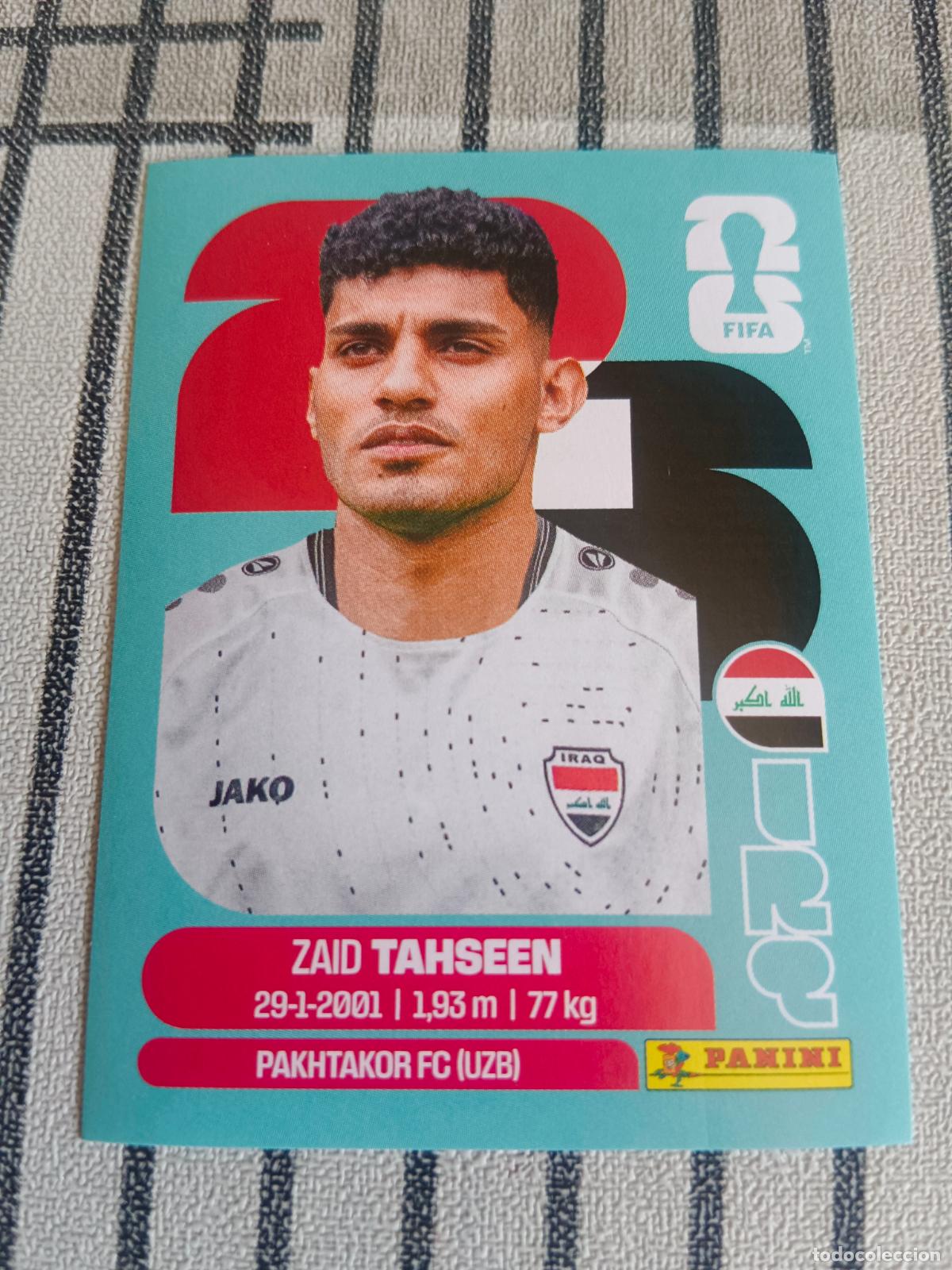 Trading cards: MUNDIAL 2026 ESTADOS UNIDOS USA MEXICO MEJICO CANADA IRQ 7 IRQ7 ZAID TAHSEEN IRAQ FIFA