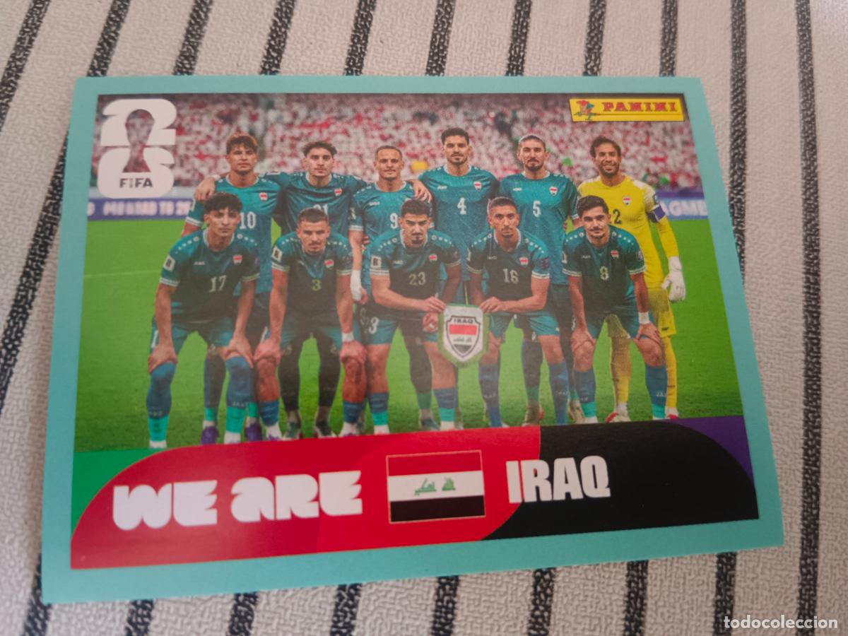 Trading cards: MUNDIAL 2026 ESTADOS UNIDOS USA MEXICO MEJICO CANADA IRQ 13 IRQ13 ALINEACION IRAQ FIFA