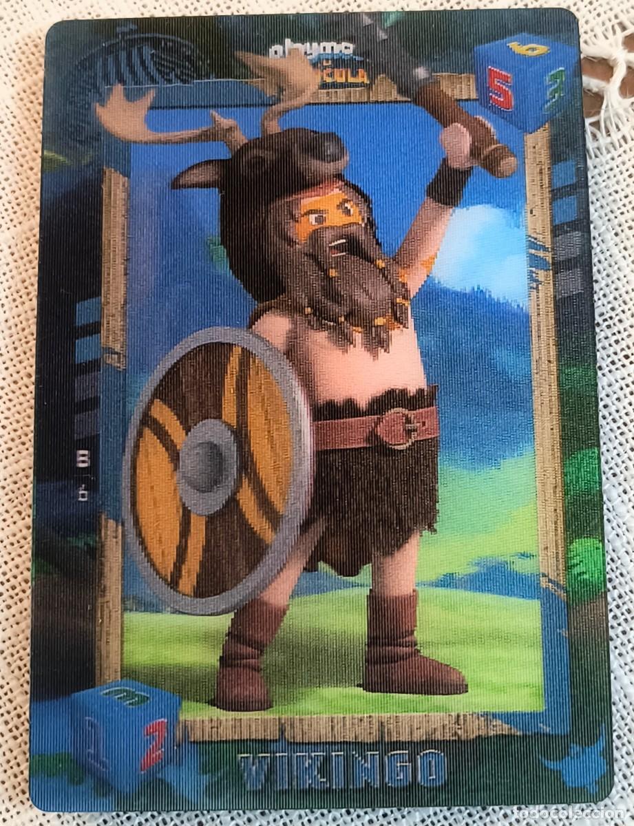 Trading cards: CARTA 3D | VIKINGO / PLAYMOBIL LA PEL&Iacute;CULA