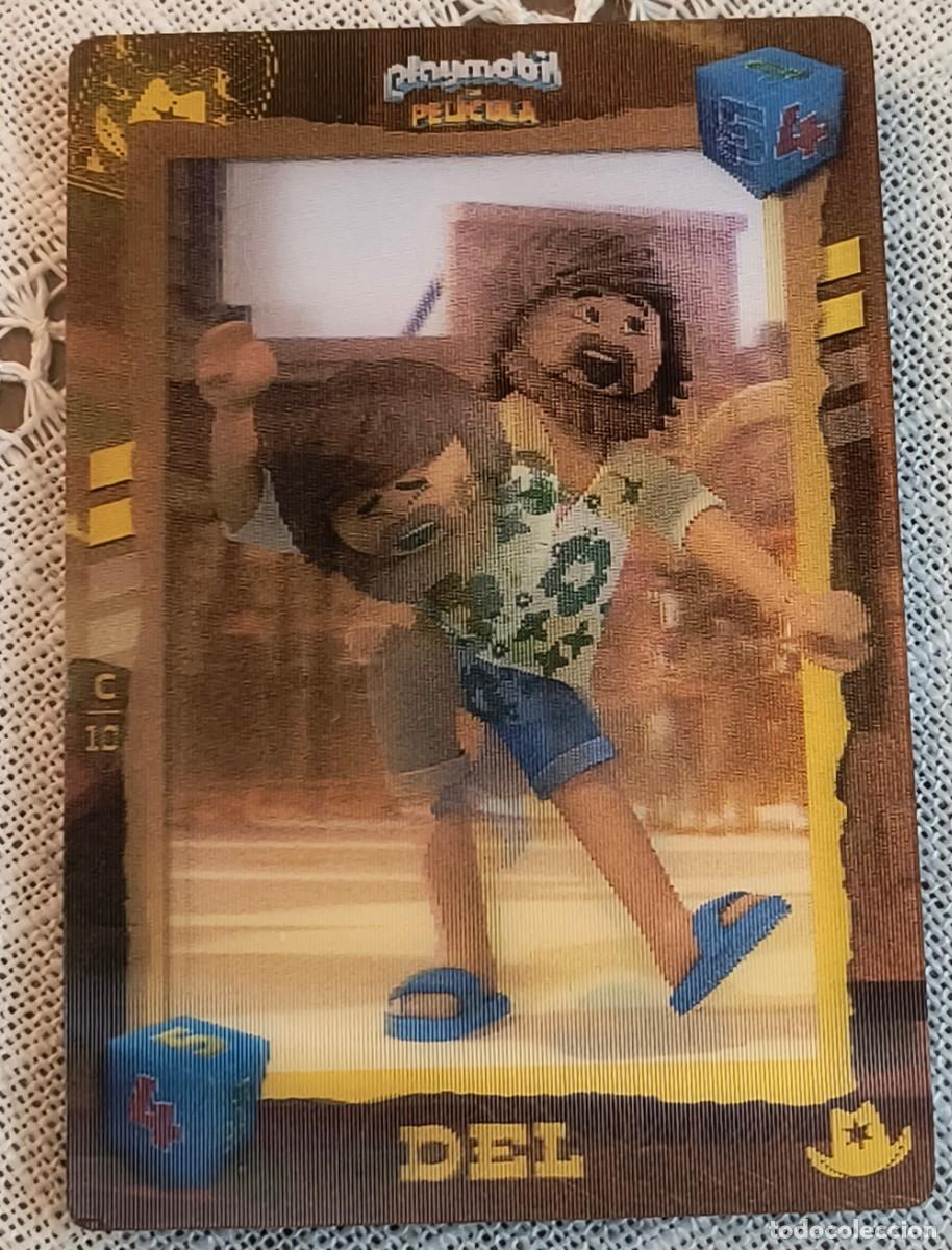 Trading cards: CARTA 3D | DEL / PLAYMOBIL LA PEL&Iacute;CULA