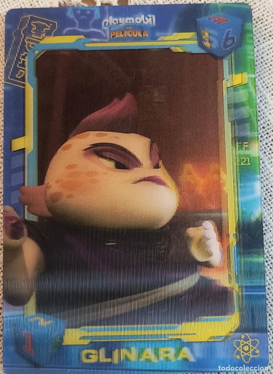 Trading cards: CARTA 3D | GLINARA / PLAYMOBIL LA PEL&Iacute;CULA