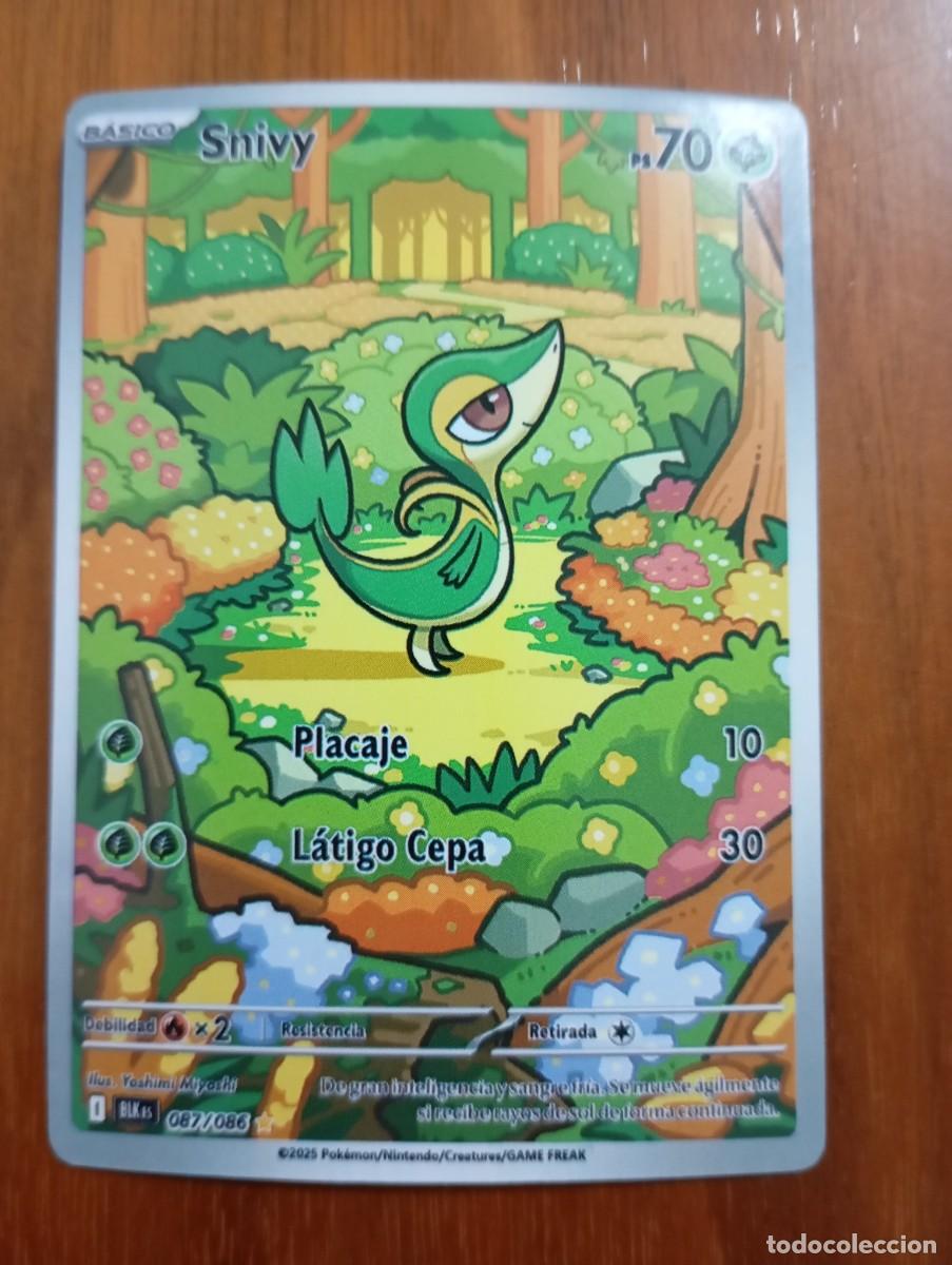 Trading cards: CROMO POKEMON. SNIVY. RARA