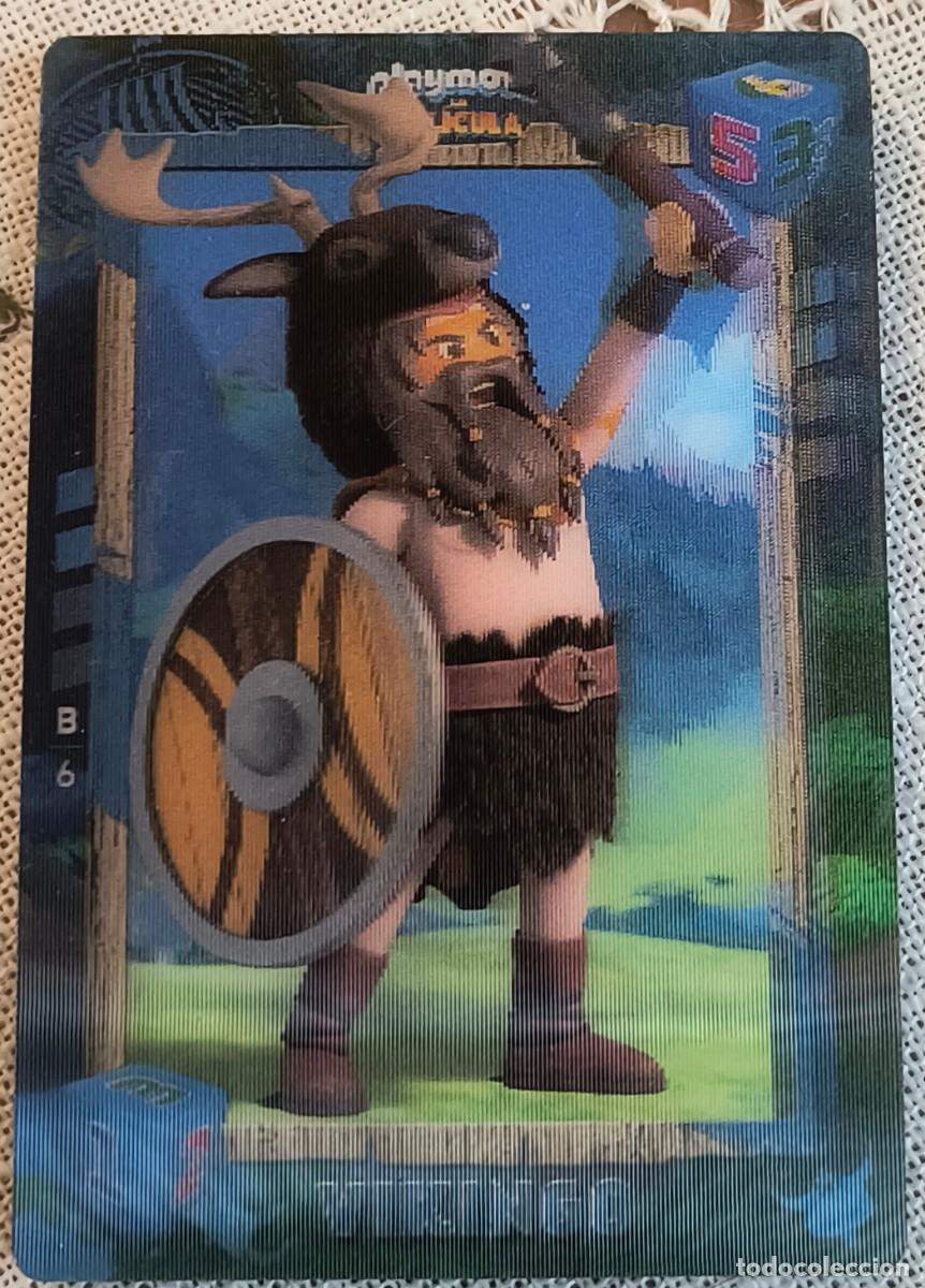 Trading cards: CARTA 3D | VIKINGO / PLAYMOBIL LA PEL&Iacute;CULA
