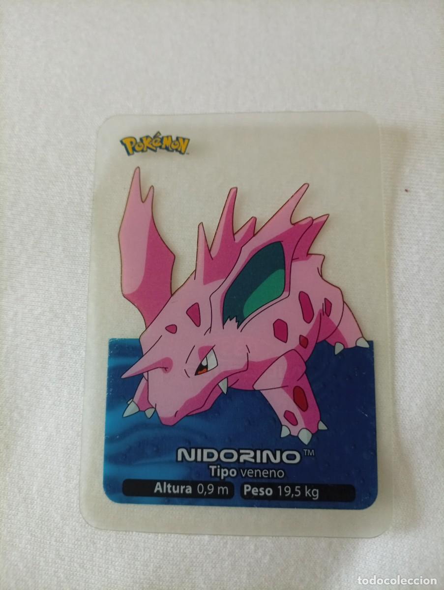 Trading cards: Carta coleccionable de Nidorino, n&uacute;mero 033, de la colecci&oacute;n Lamincards del a&ntilde;o 2005. - Dise&ntilde;o de N