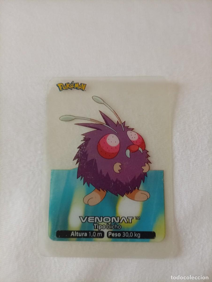 Trading cards: Carta coleccionable de Venonat, n&uacute;mero 048, de la serie Lamincards del a&ntilde;o 2005. Rayado en reverso -