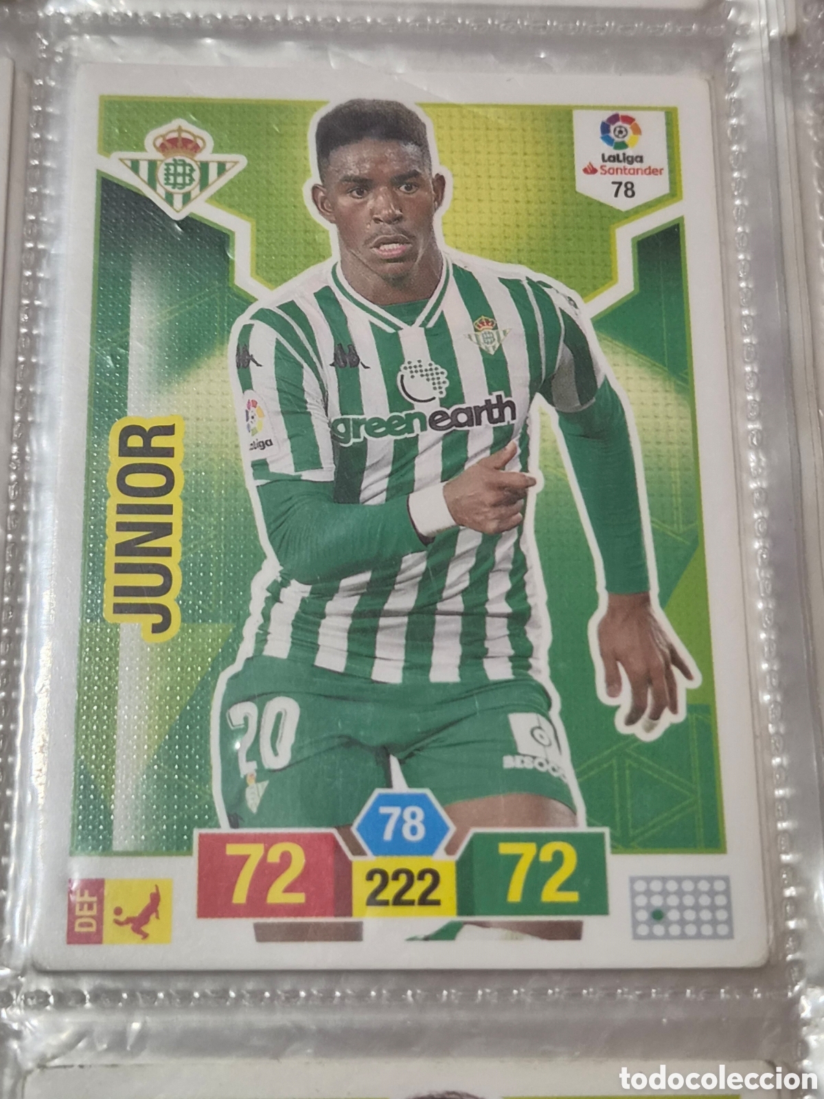 Trading cards: 78 - JUNIOR, BETIS ADRENALYN 2018-2019