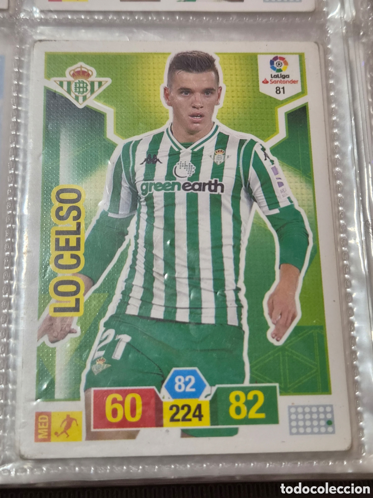Trading cards: 81 - LO CELSO, BETIS ADRENALYN 2018-2019