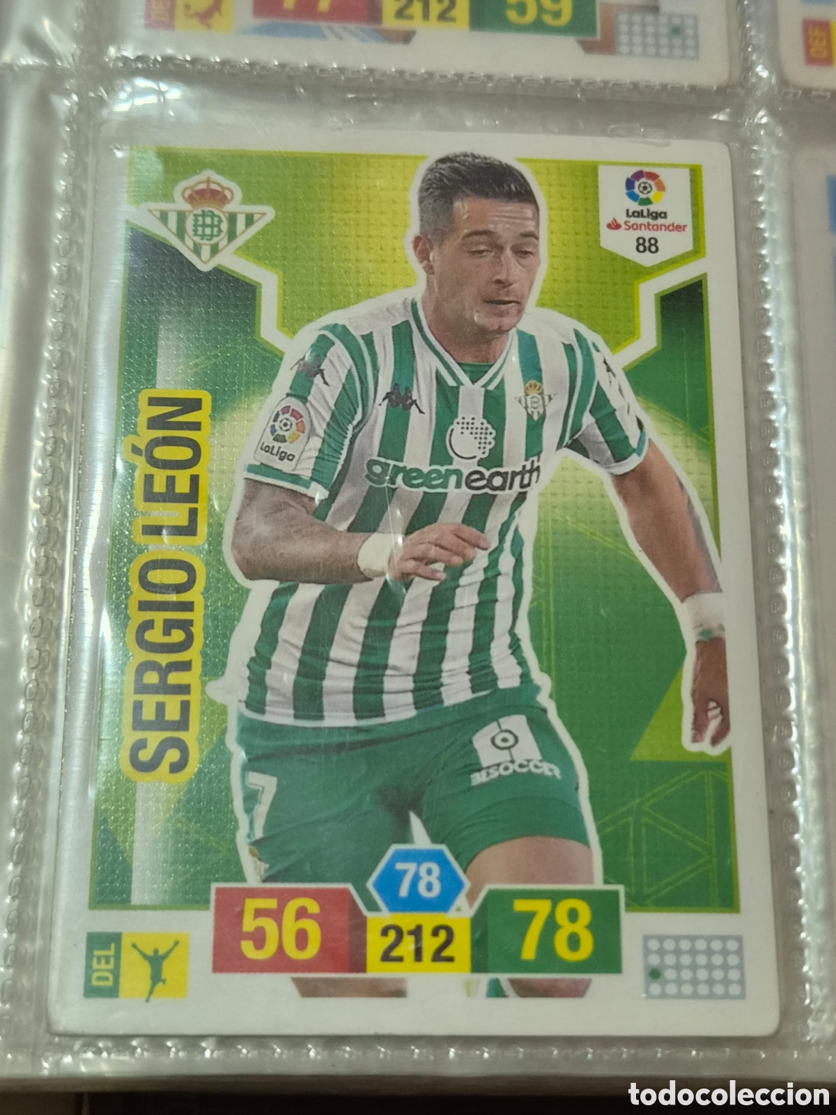 Trading cards: 88 - SERGIO LE&Oacute;N, BETIS ADRENALYN 2018-2019