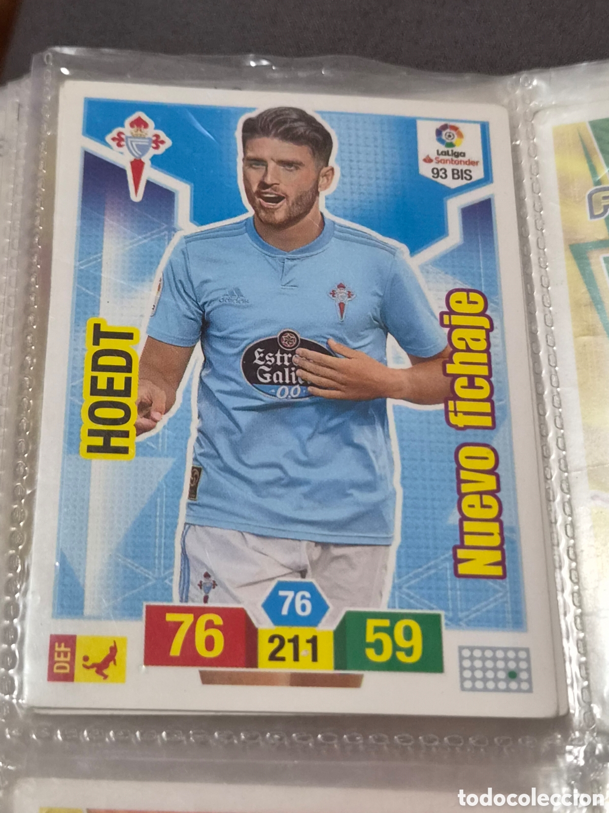 Trading cards: 93 BIS - HOEDT , CELTA NUEVO FICHAJE ADRENALYN 2018-2019