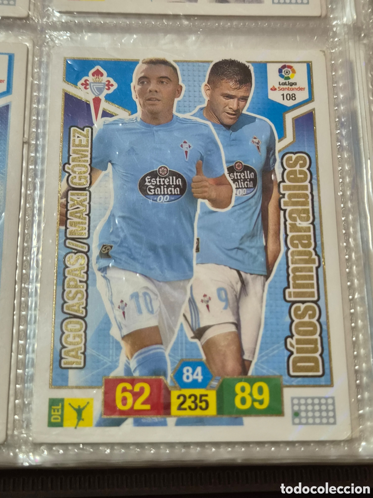 Trading cards: 108 - DUOS IMPARABLES , CELTA ADRENALYN 2018-2019