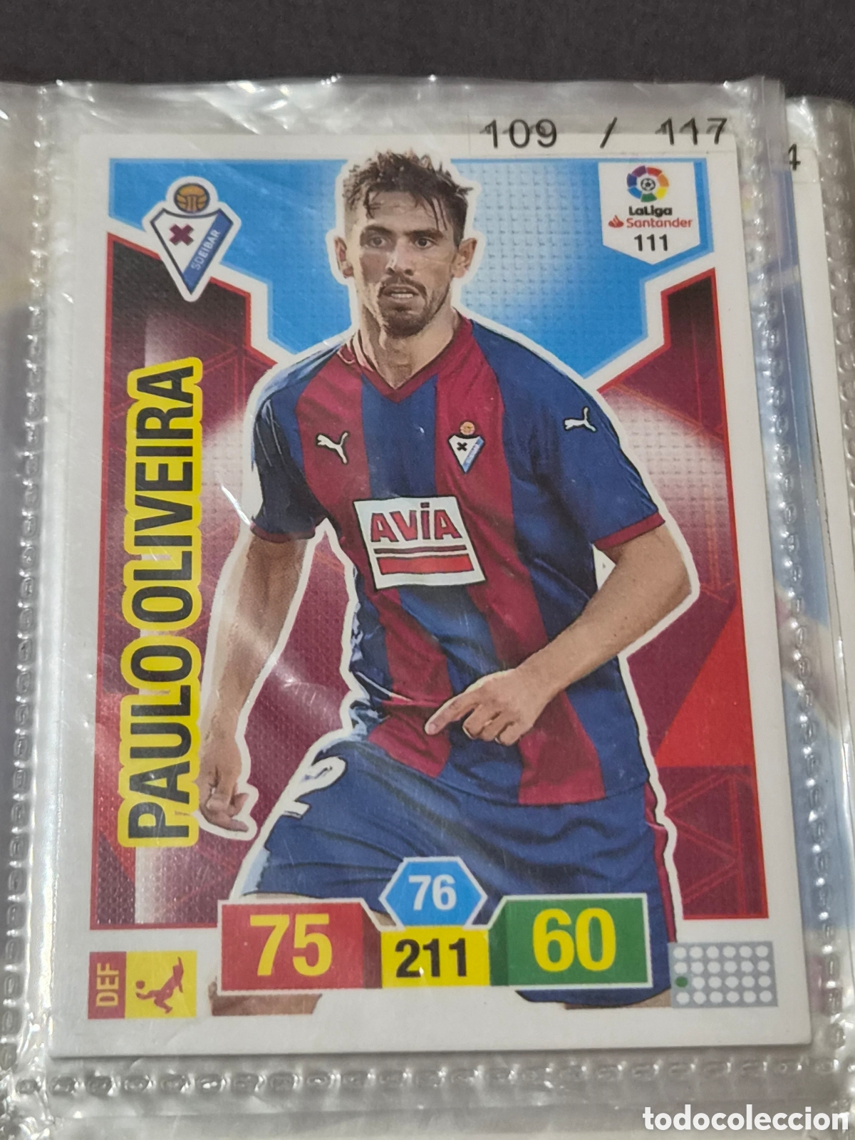 Trading cards: 111 - PAULO OLIVEIRA , EIBAR ADRENALYN 2018-2019