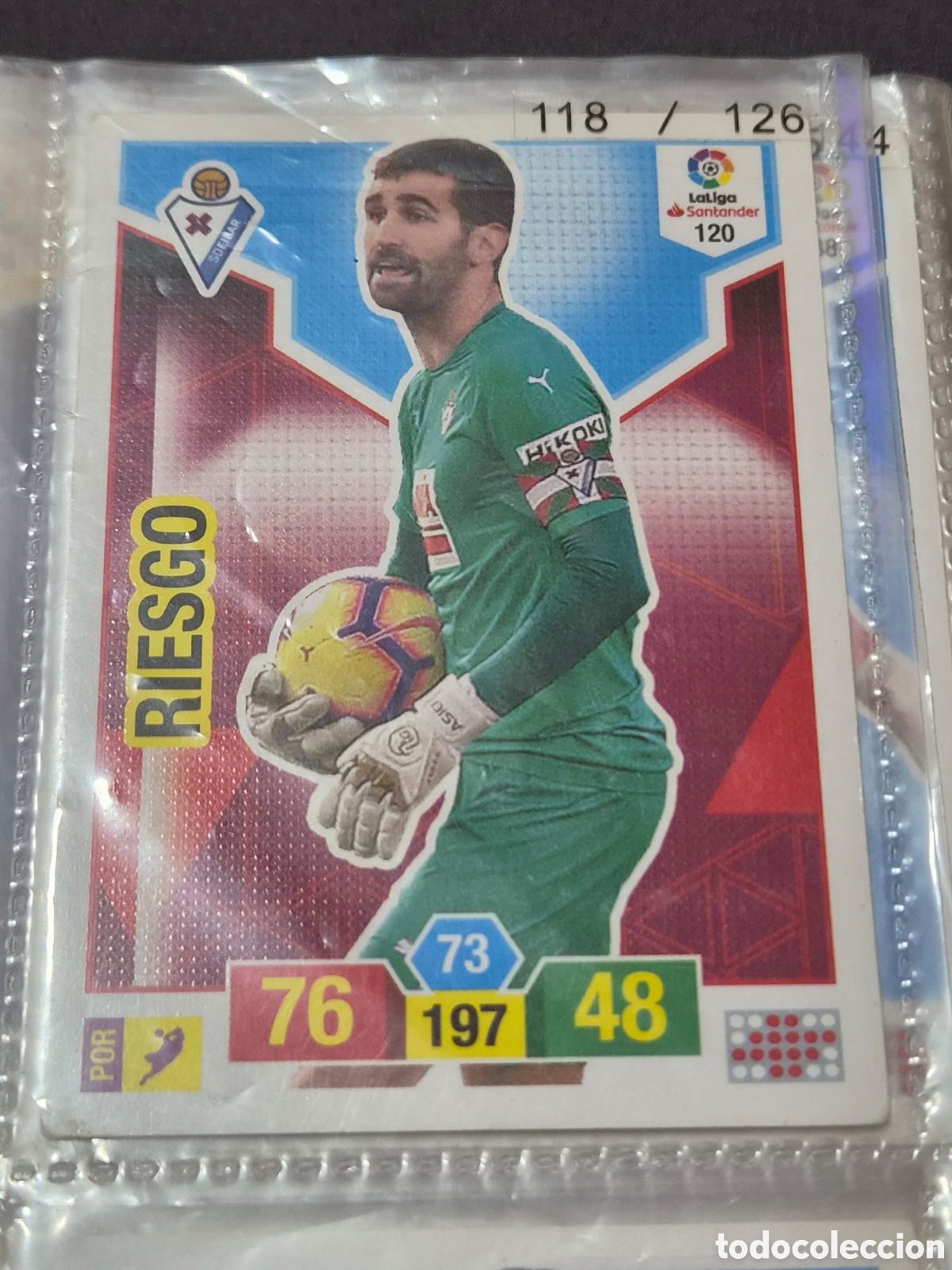 Trading cards: 120 - RIESGO , EIBAR ADRENALYN 2018-2019