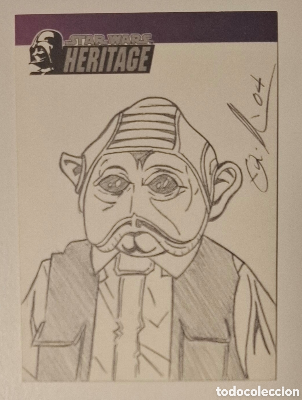 Sammelkarten: Star Wars Heritage Topps 2004 Sketch Card