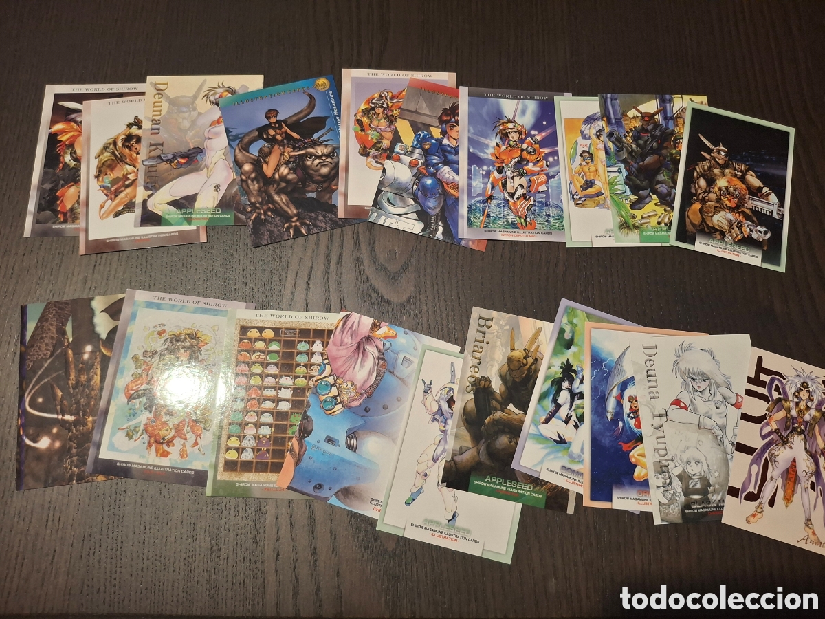 Figurine Collezionabili: Lote 20 cartas Masamune Shirow - Japon - Orion, Dominion, Appleseed...