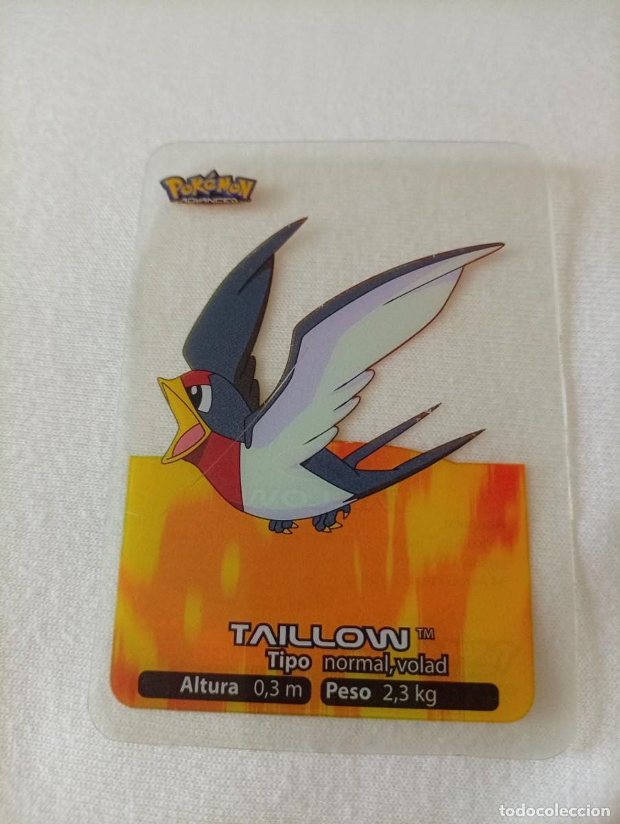 Trading cards: Carta Pok&eacute;mon Taillow 034 de la serie Lamincards. algunos rayados en el reverso - Tipo: Normal, Vola