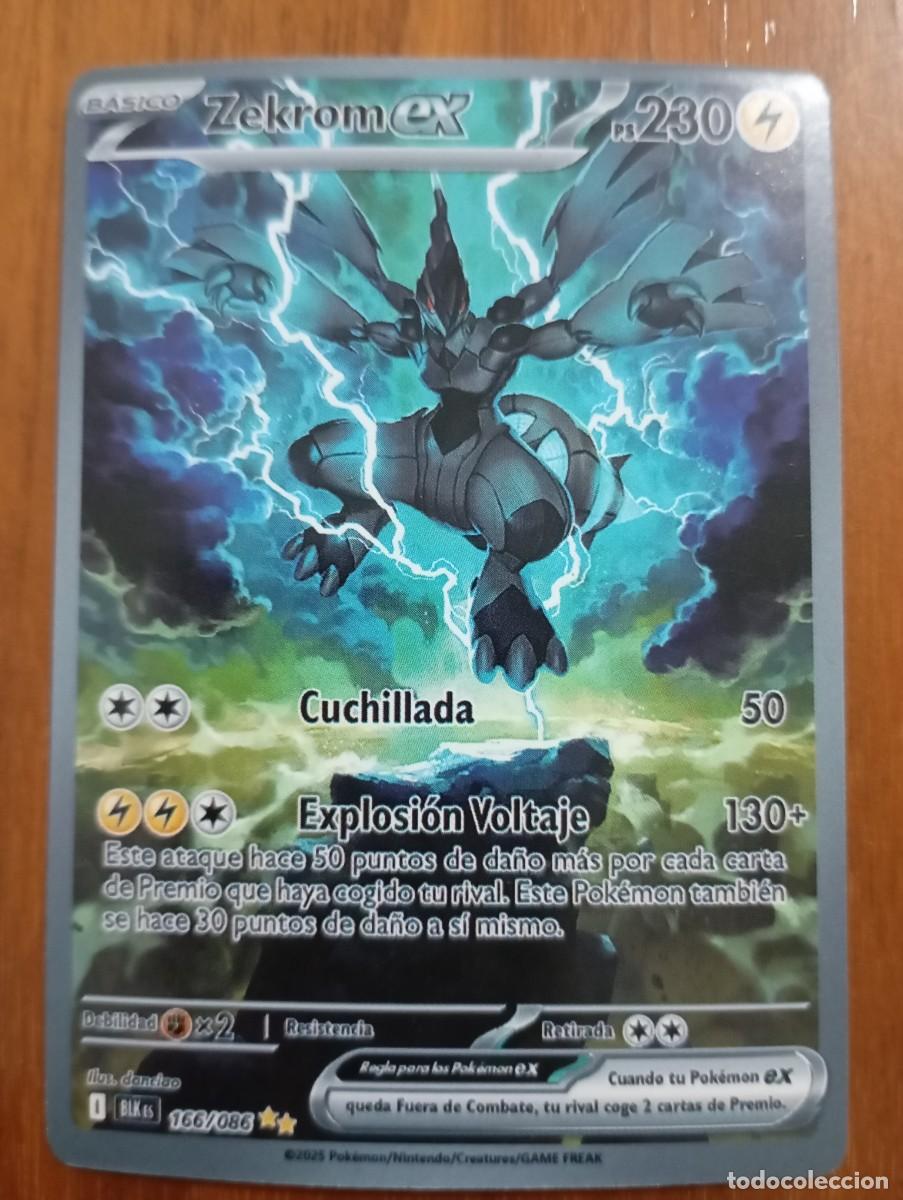 Trading cards: CARTA POKEMON. ZEKROM EX. MUY MUY RARA