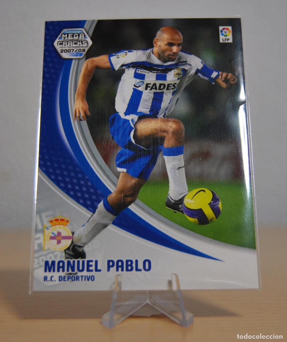 Trading Cards: Manuel Pablo, n&ordm;93 (R.C. Deportivo). Colecci&oacute;n Cromos MegaCracks 2007-2008. Panini.