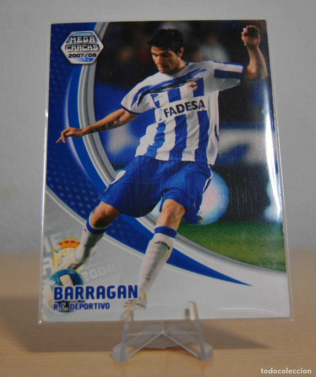 Trading cards: Barragan, n&ordm;94 (R.C. Deportivo). Colecci&oacute;n Cromos MegaCracks 2007-2008. Panini.