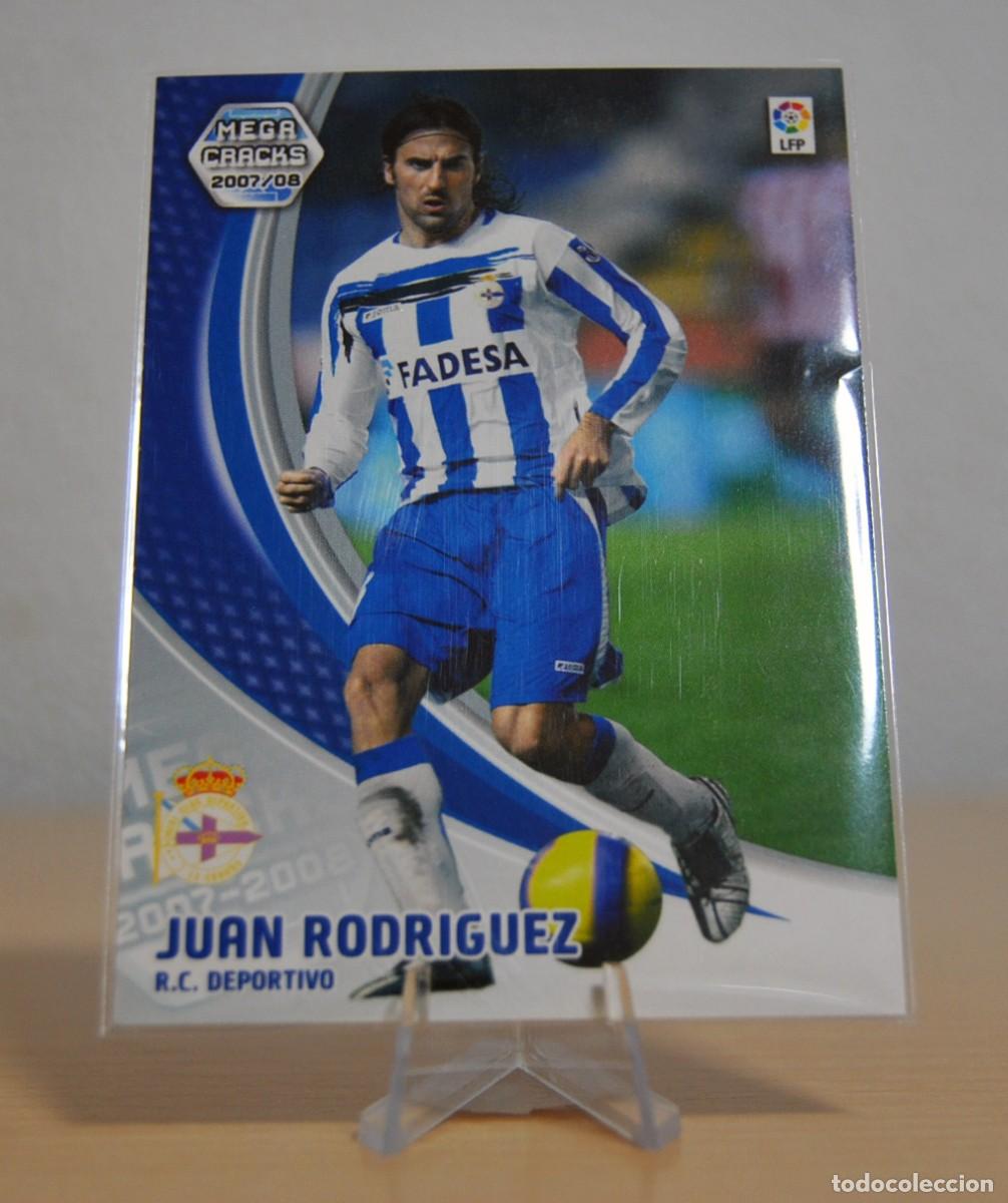 Trading cards: Juan Rodriguez, n&ordm;103 (R.C. Deportivo). Colecci&oacute;n Cromos MegaCracks 2007-2008. Panini.