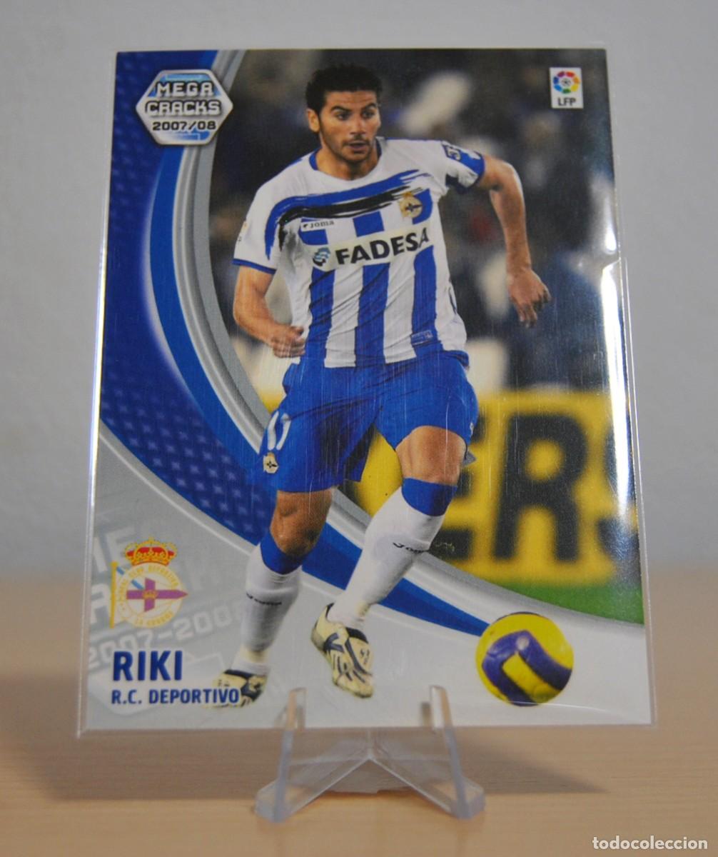 Trading cards: RIki, n&ordm;106 (R.C. Deportivo). Colecci&oacute;n Cromos MegaCracks 2007-2008. Panini.