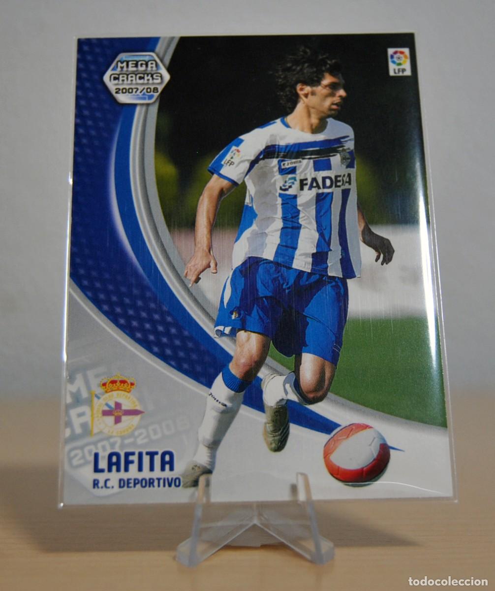 Trading cards: Lafita, n&ordm;105 BIS (R.C. Deportivo). Colecci&oacute;n Cromos MegaCracks 2007-2008. Panini.