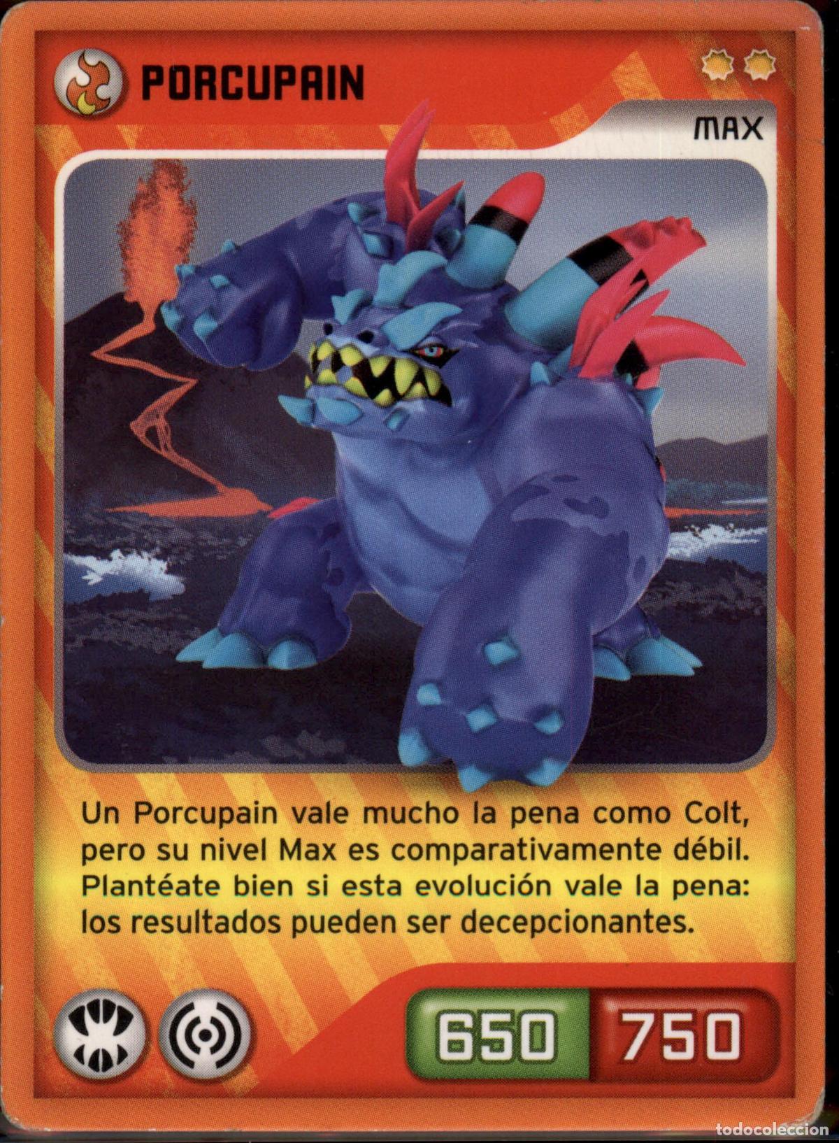 Trading cards: Porcupain Max N&ordm; 30 Invizimals Nueva Alianza 2014 TCG Panini 14